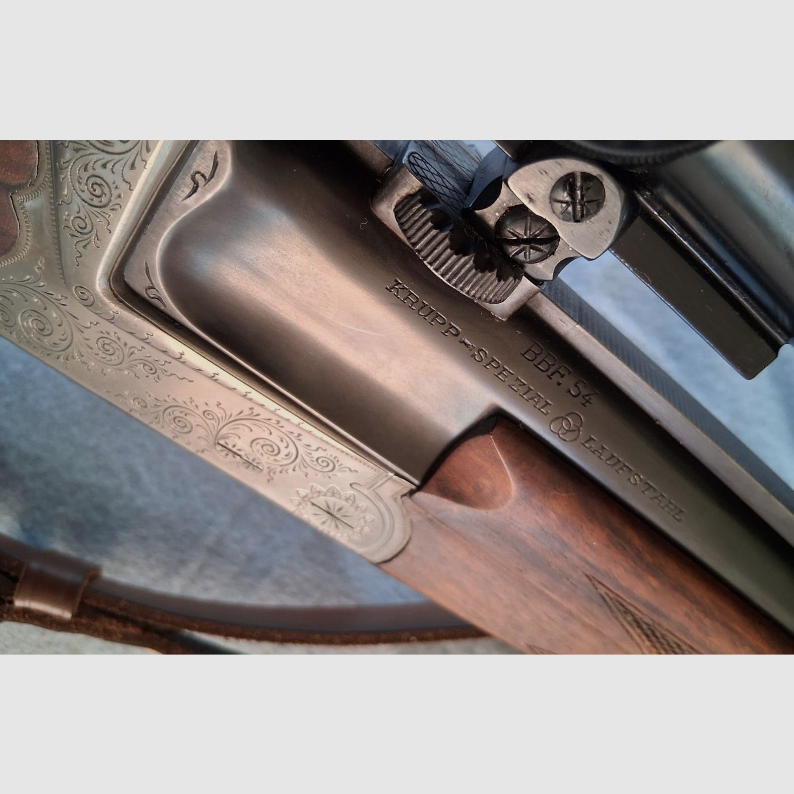 Langwaffe Sauer & Sohn Bockbüchsflinte 16/70 und 7x65R mit Zielfernrohr Zeiss Diavari 1,5-6
