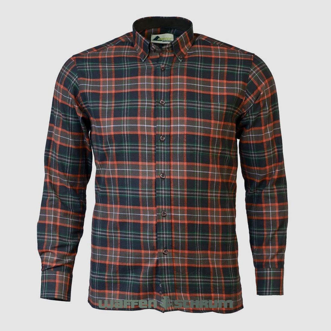 Skogen Hemd 1/1 Arm Button Down Oliv