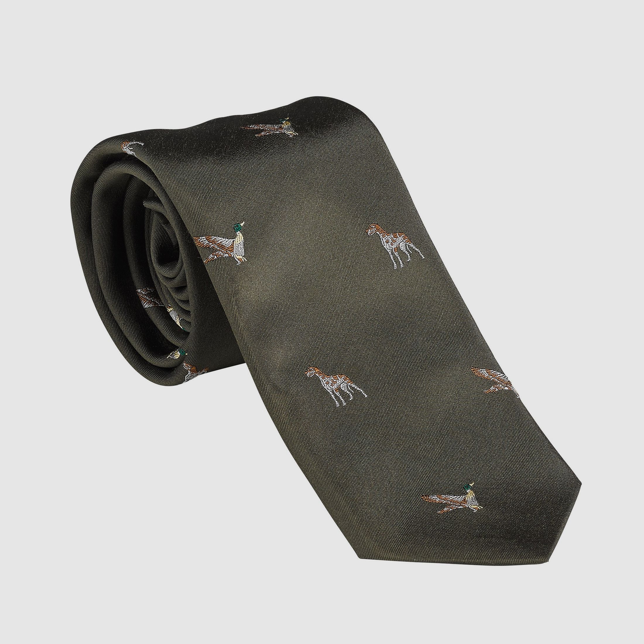 Cravate Forestière Chien-Canard