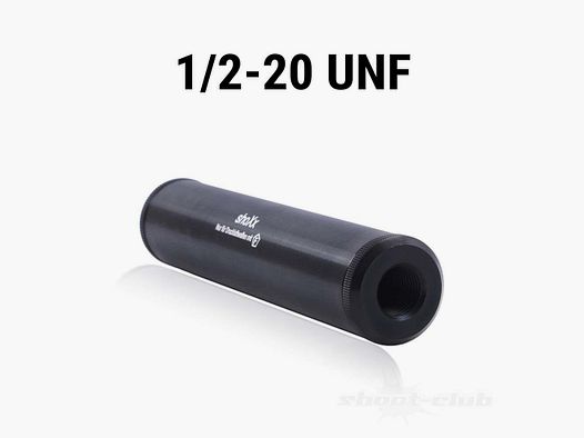 shoXx Schalldämpfer Luftgewehr/Co2 4,5mm & 5,5mm, 1/2-20 UNF