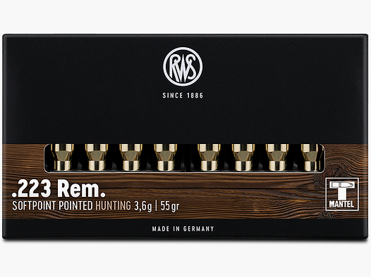 RWS .223 Rem. TM 55gr / 3,6g