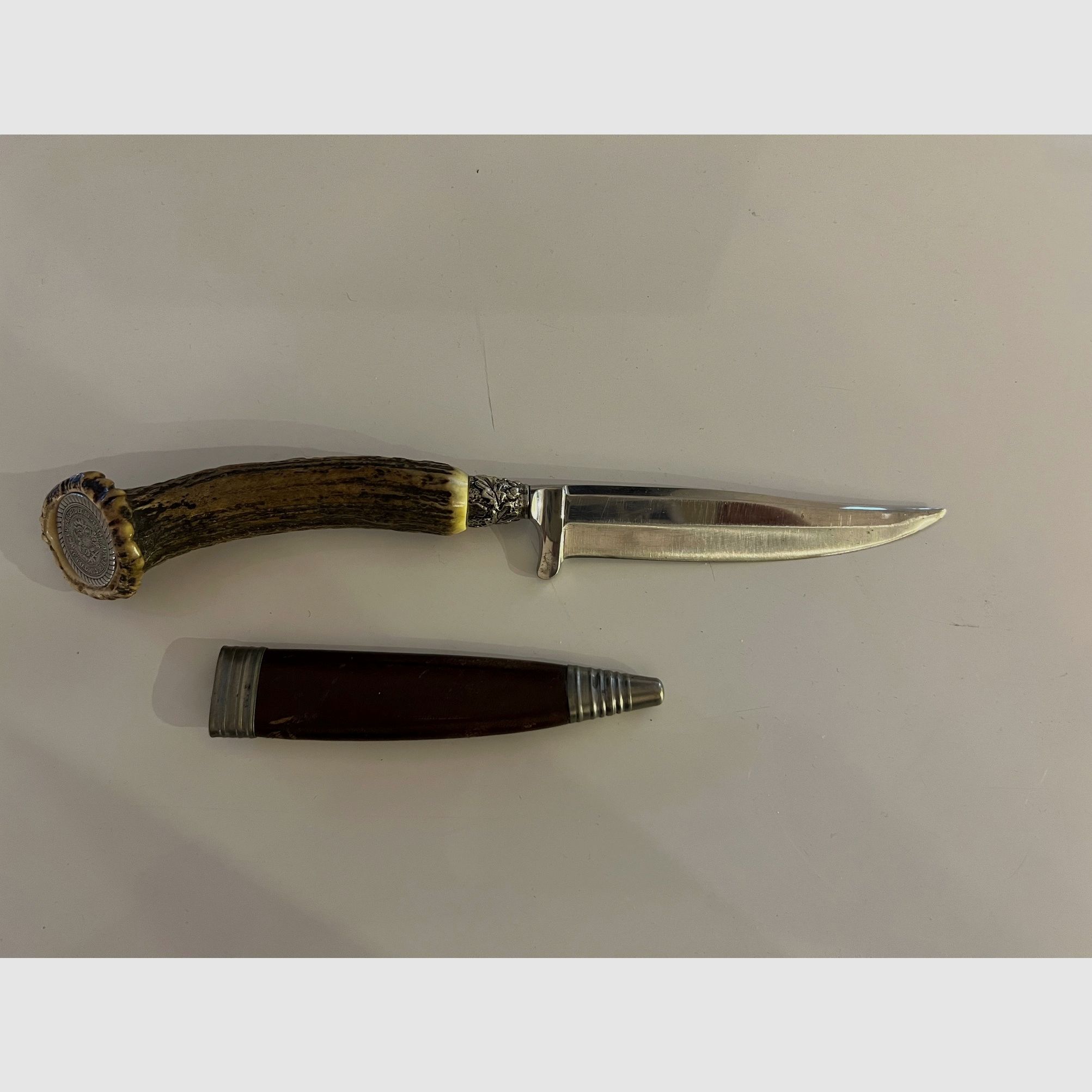 Original Jagdmesser Linder Classic, Solingen, Deutschland, Sammlerstück