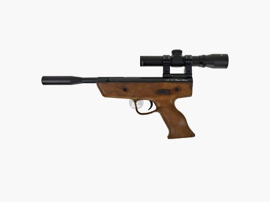 2ème chance | Pistolet à air comprimé - WEIHRAUCH HW 70 Flèche noire - Cal. 4,5 mm Diabolo avec lunette P2 x 20 G