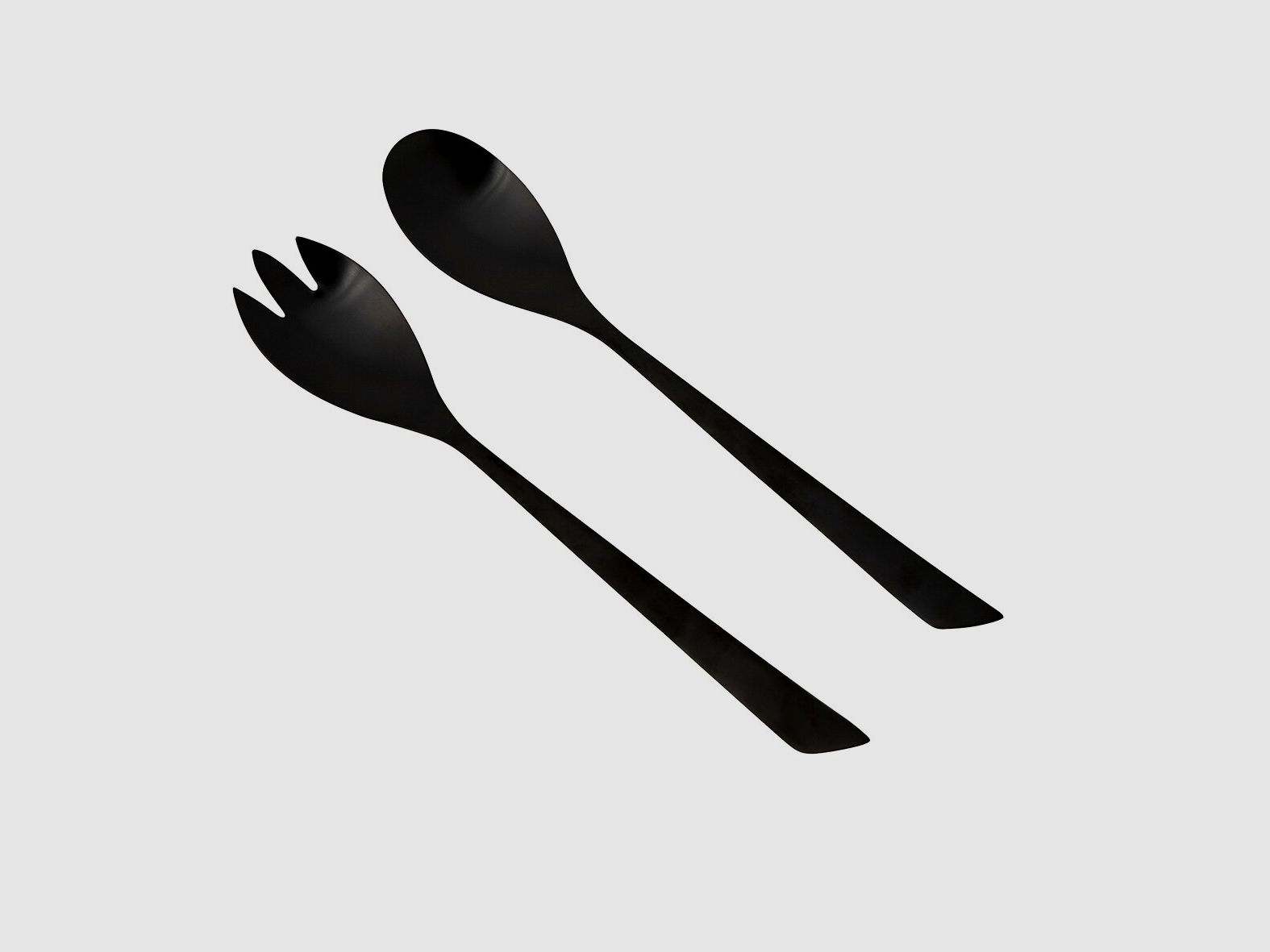 Posate per insalata Elegant, oro, immagine 2 di 2