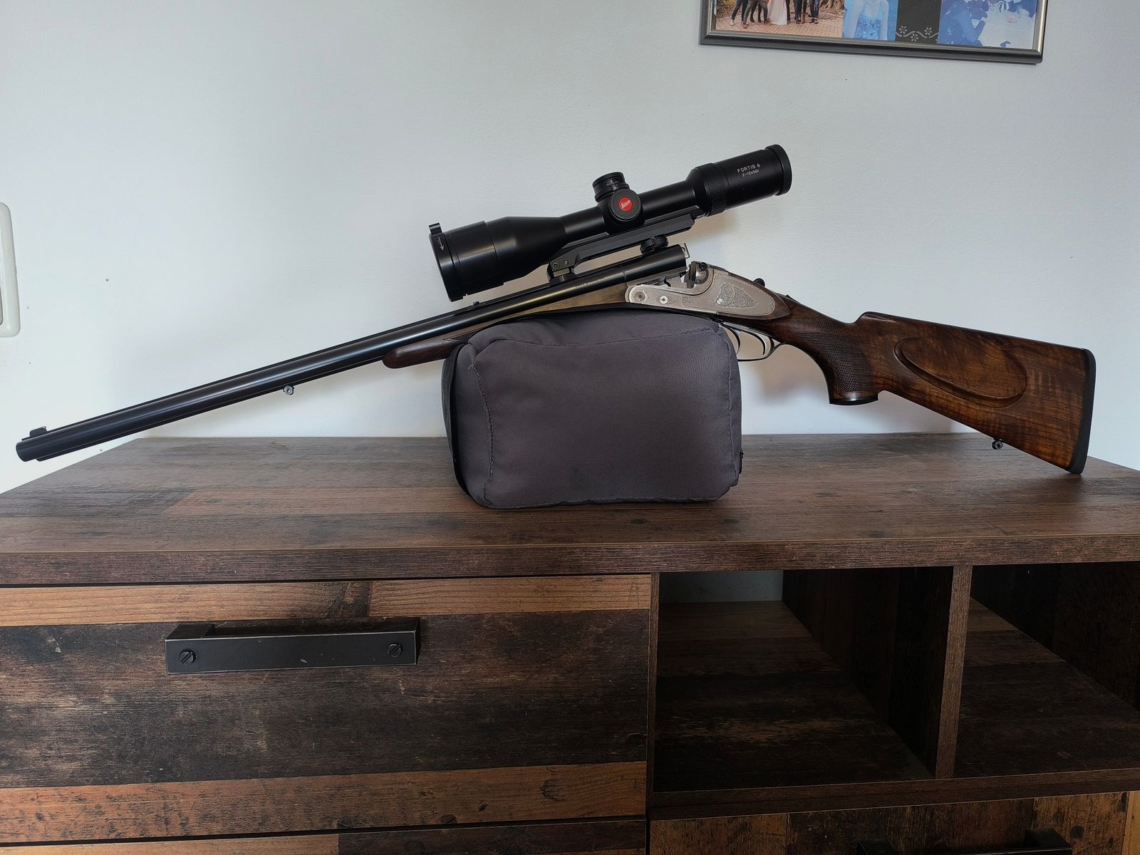 Seltene Merkel Büchsflinte Modell 260E mit K+S Premium Einstecklauf und Leica Fortis 6