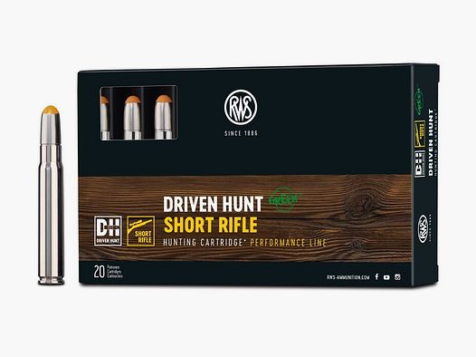 RWS 9,3x62 DRIVEN HUNT Short Rifle 16,2g/250gr