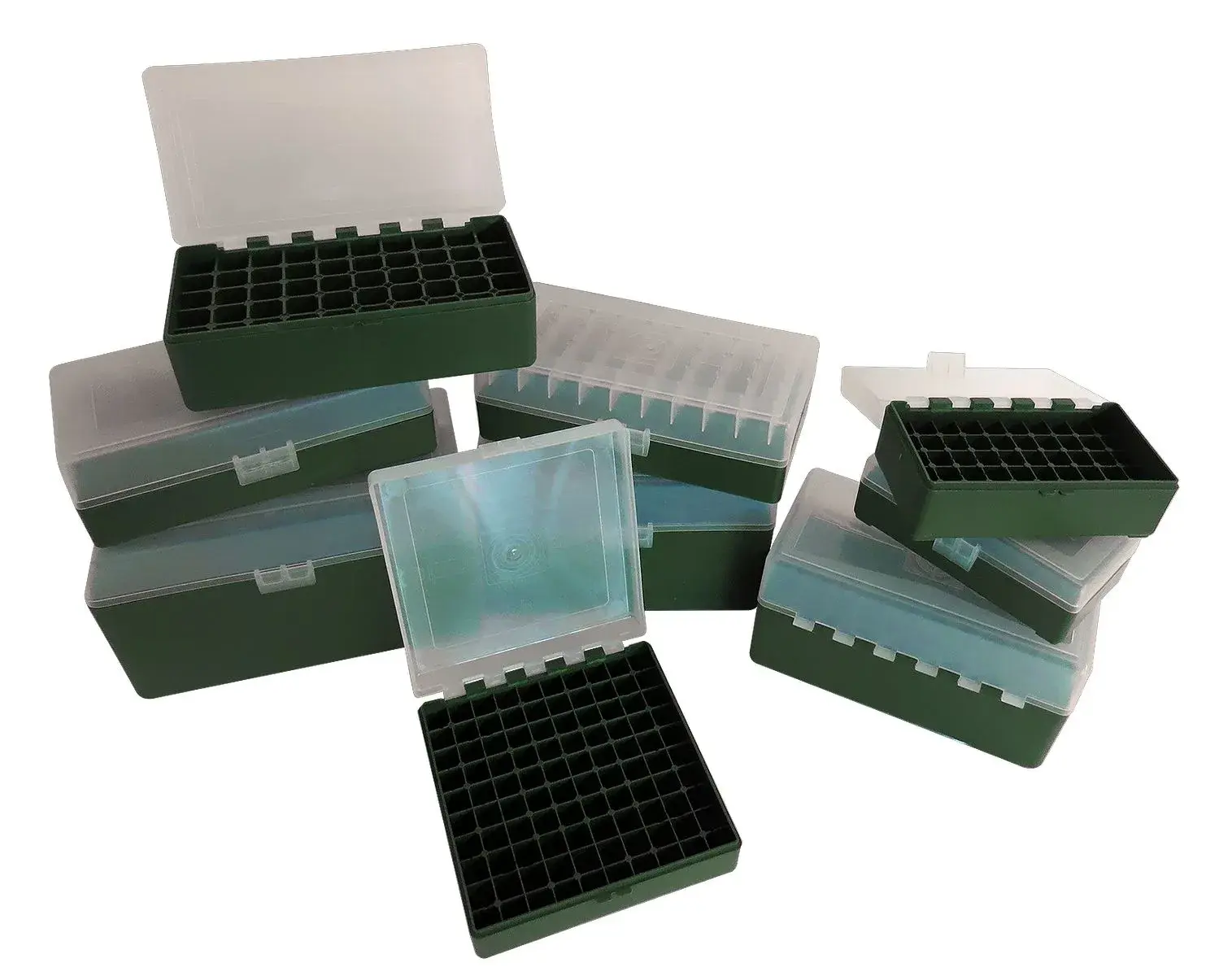 Caja Megaline para 50 Cartuchos Calibre 222 a 223 con Tapa Transparente, imagen 2 de 8