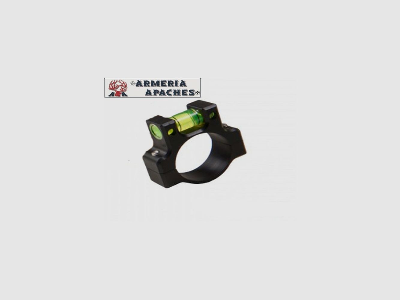 Wasserwaage für Optik Rohrdurchmesser 1" SCHWARZ