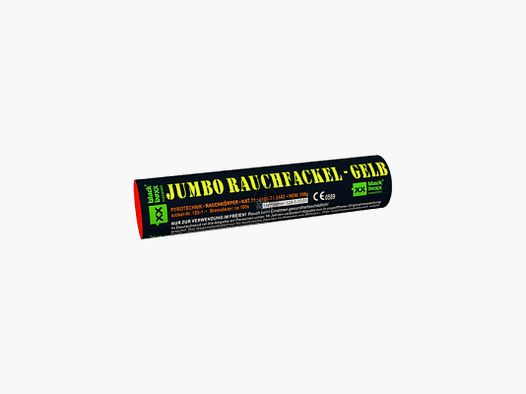 Blackboxx Jumbo Rauchfackel 100 Sek. - Gelb