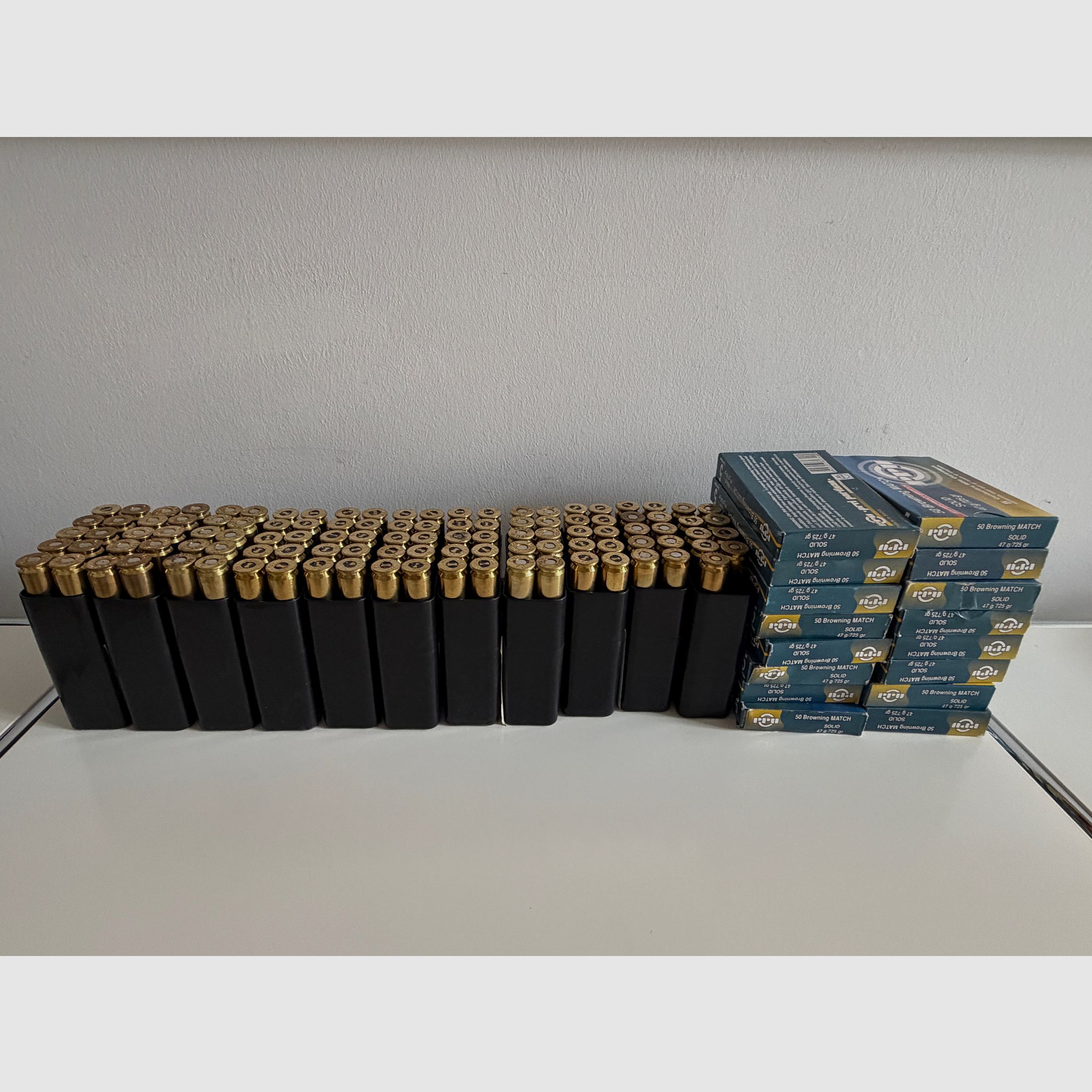 189 rounds .50 BMG ammunition