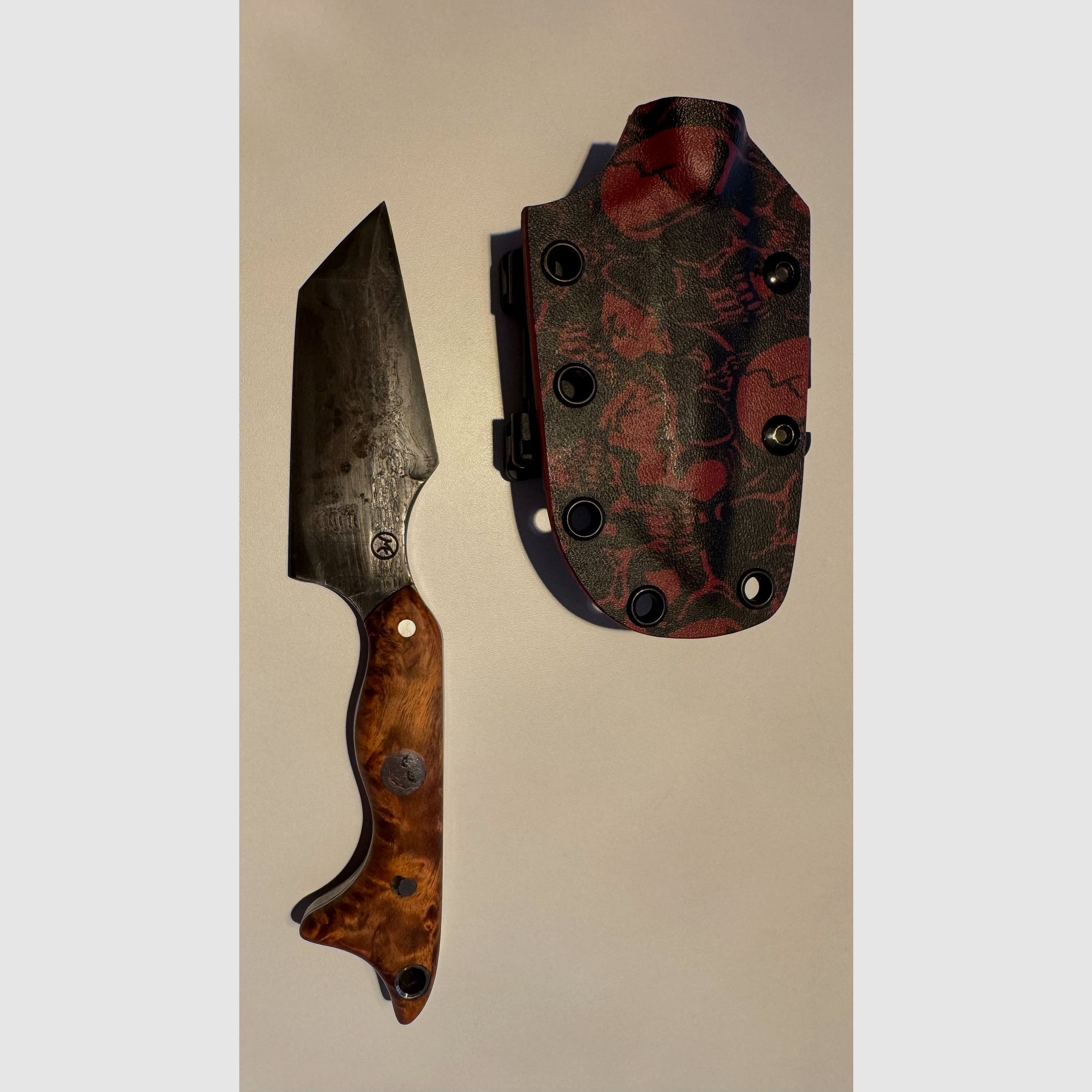 Damastmesser „Joker“ - Einzelstück & Unikat