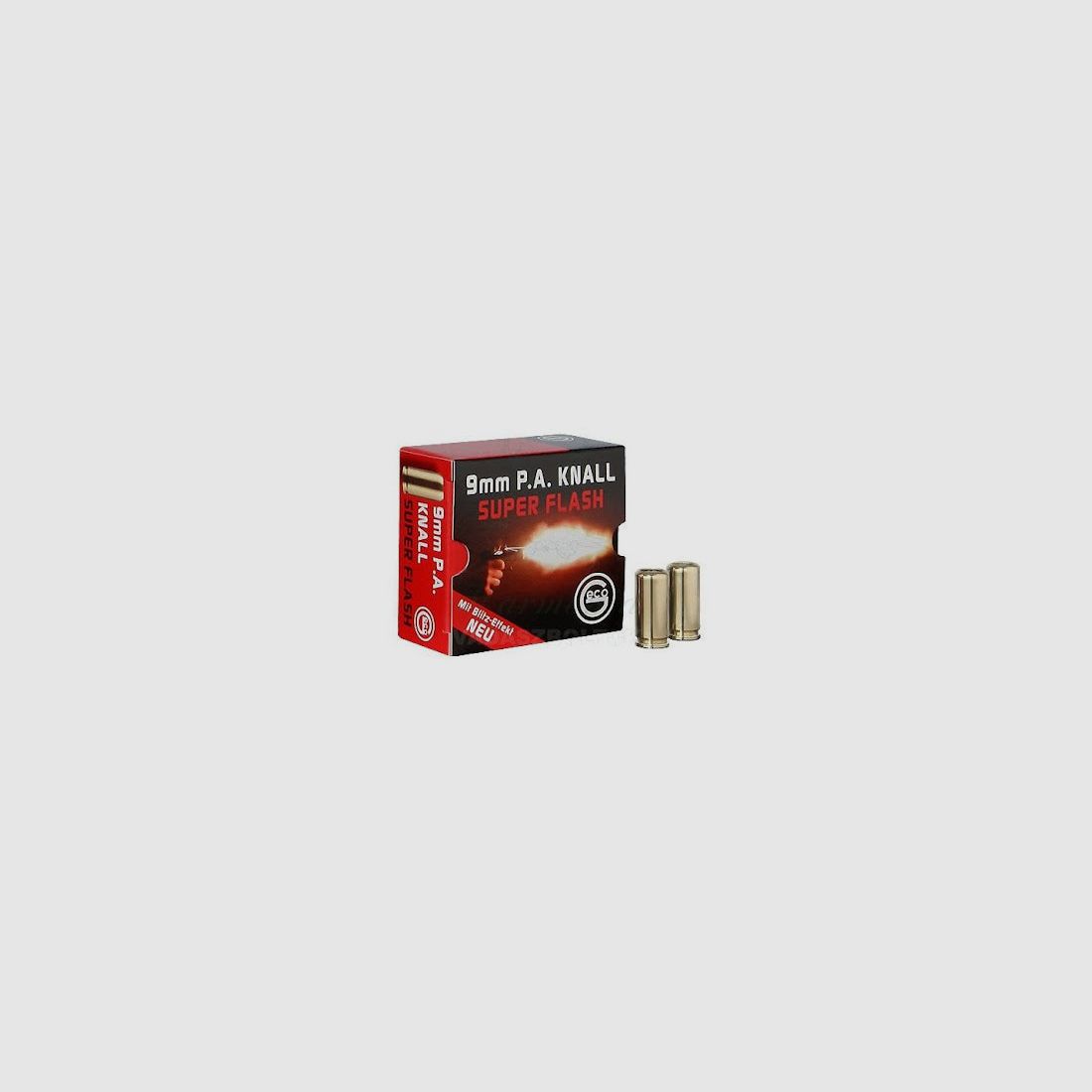 Knalpatronen Geco Super Flash - Per 25 - Kal. 9 mm PAK
