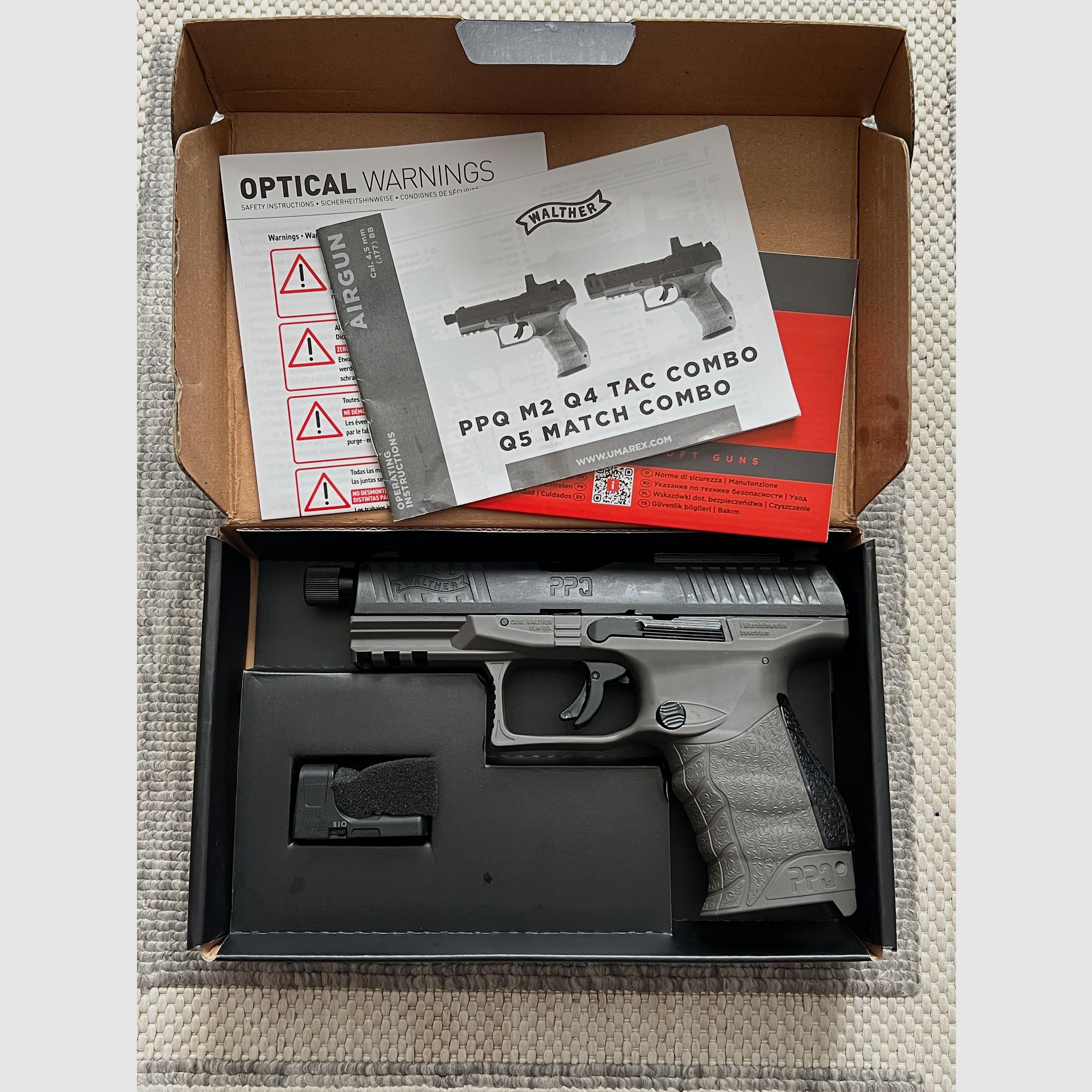 Walther PPQ M2 Q4 TAC COMBO