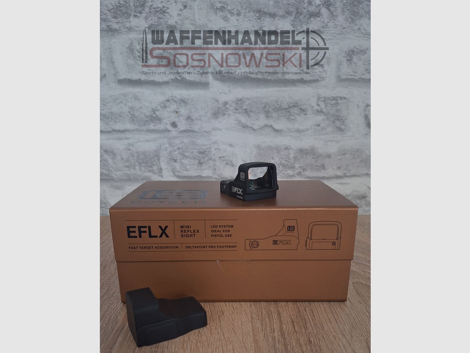 EOTech EFLX Mini Reflexvisier 3MOA, schwarz