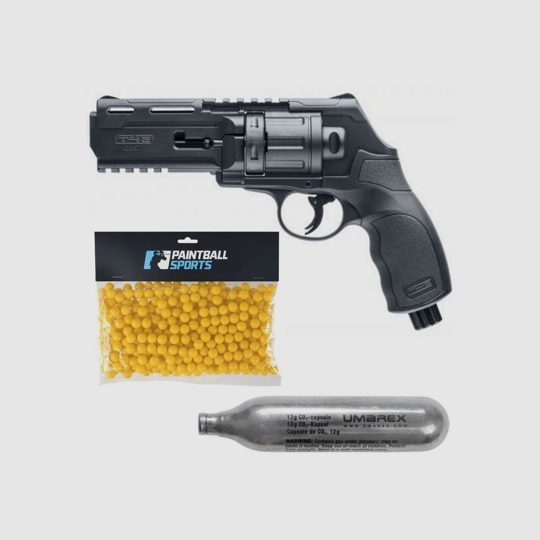 Umarex HDR 50 Paintball Revolver Players Pack (black)