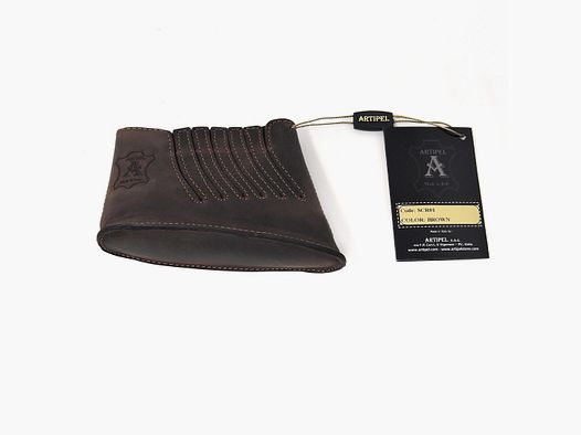 Artipel – Schaftkappe aus Leder Braun 20 mm (SCR01)