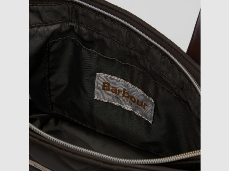 Barbour D-Tasche Mini Tote Quilted | olive, Bild 11 von 18