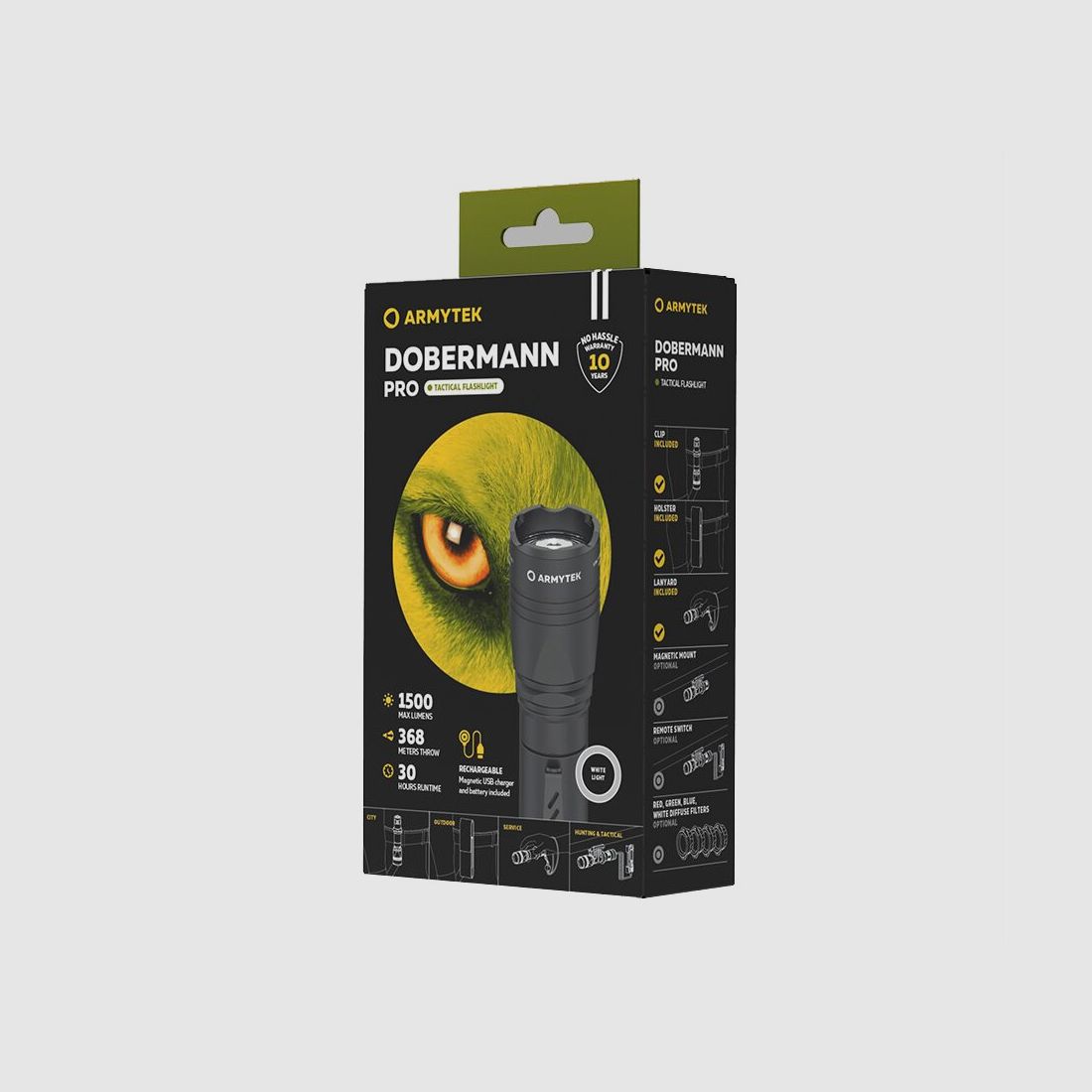 ARMYTEK DOBERMANN PRO MAGNET USB WHITE