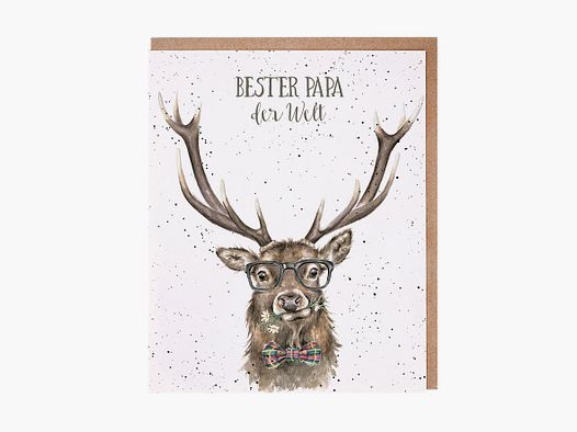 Wrendale Designs Karte "Bester Papa"
