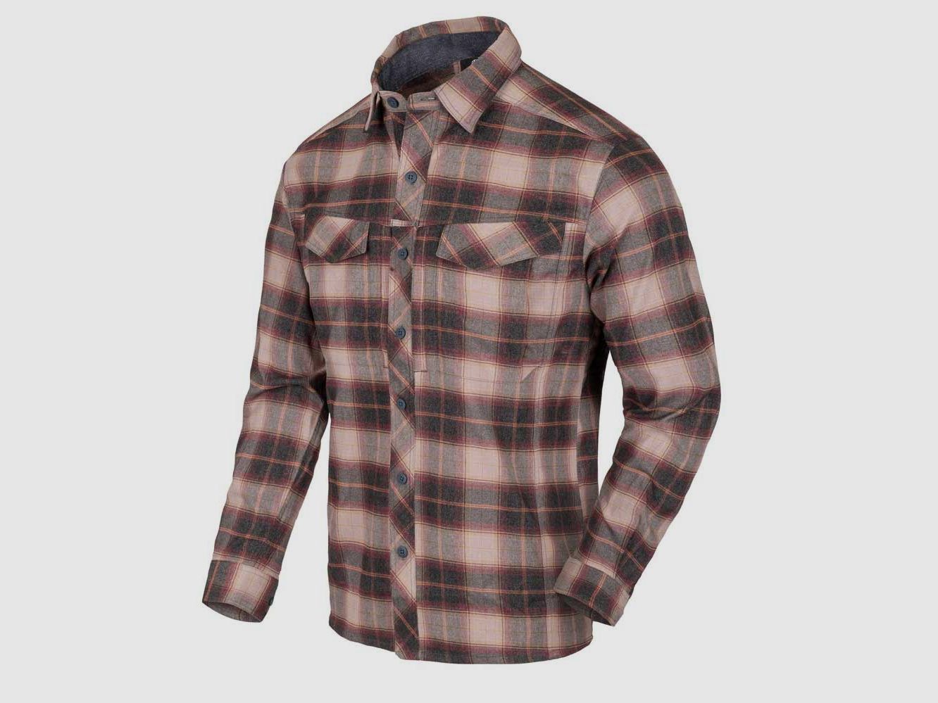 HELIKON-TEX DEFENDER MK2 PILGRIM SHIRT® LONGSLEEVE SHIRT RUST PLAID