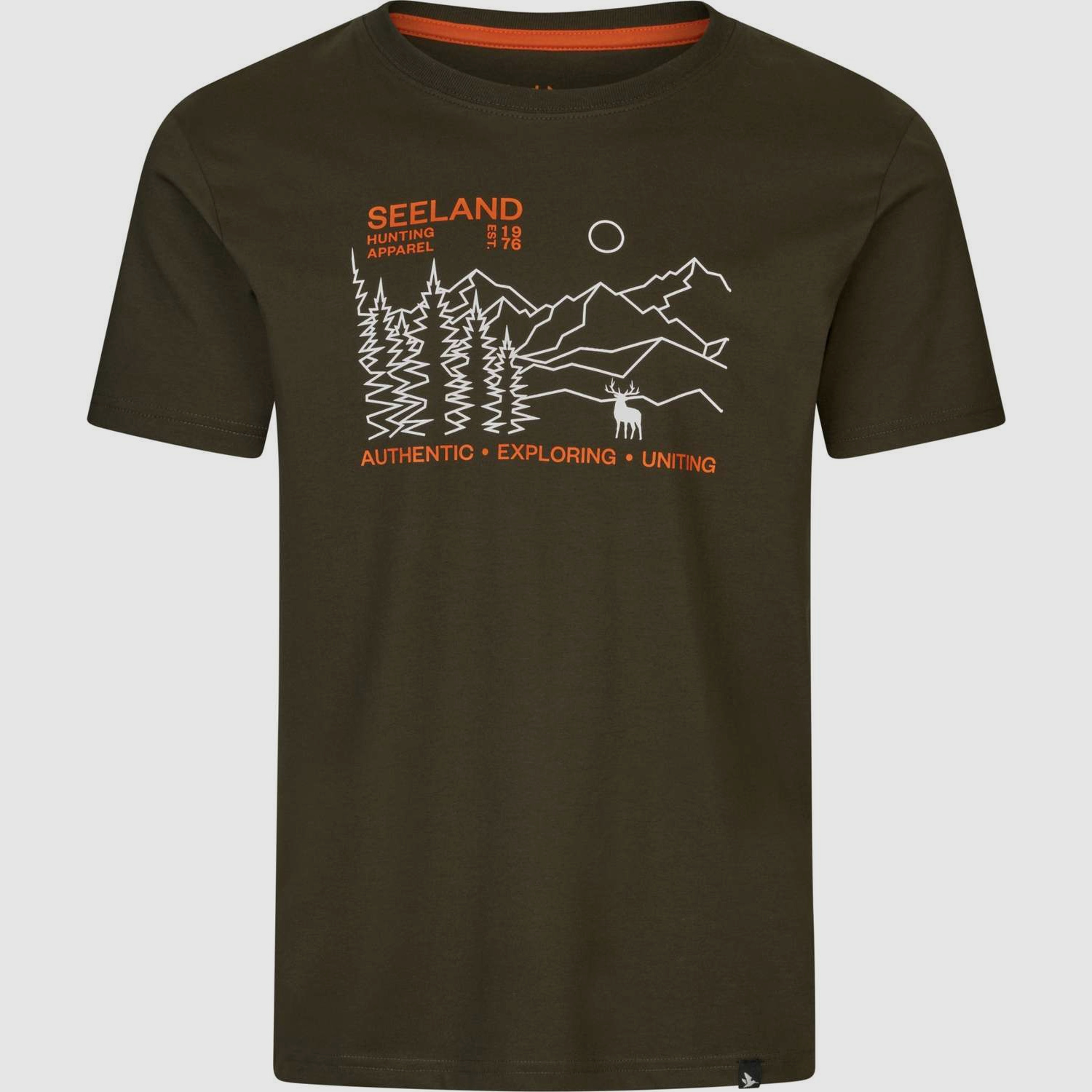 Seeland Landscape T-Shirt Grn