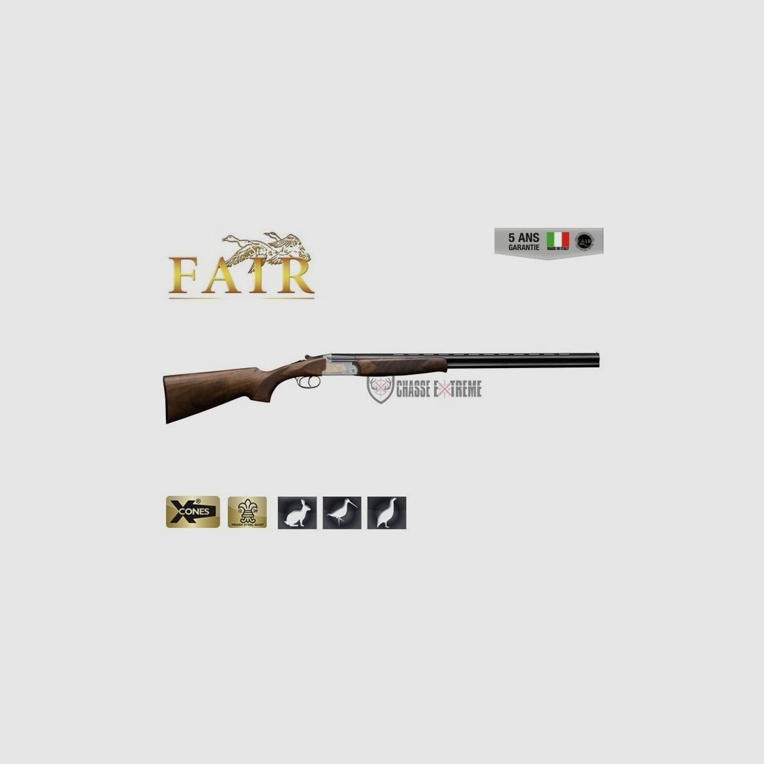 Flinte FAIR Combo Stahl mit glatten Läufen Kal. 20, Bild 1 von 3