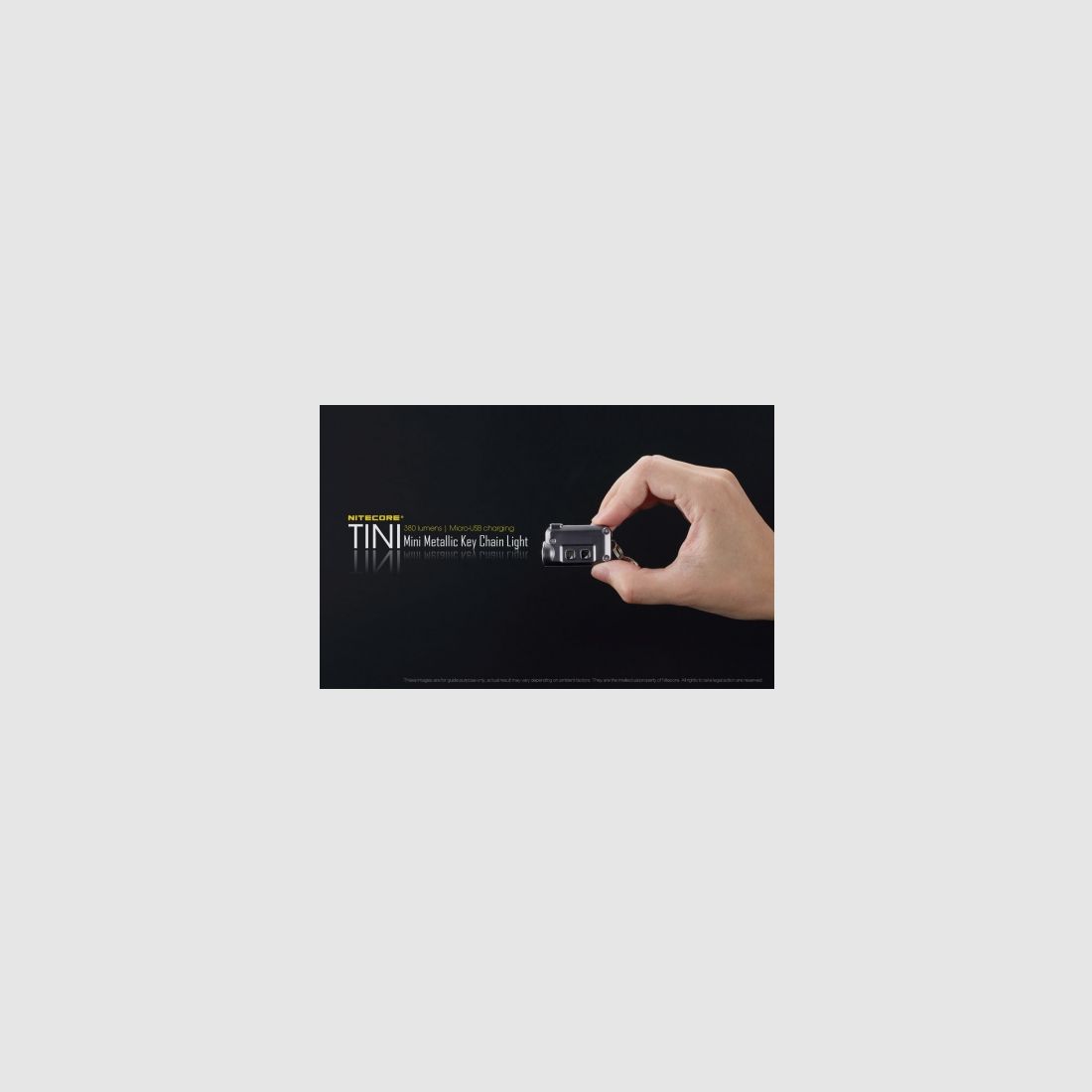 Linterna Nitecore TINI, plateada, 380 lúmenes, imagen 2 de 20