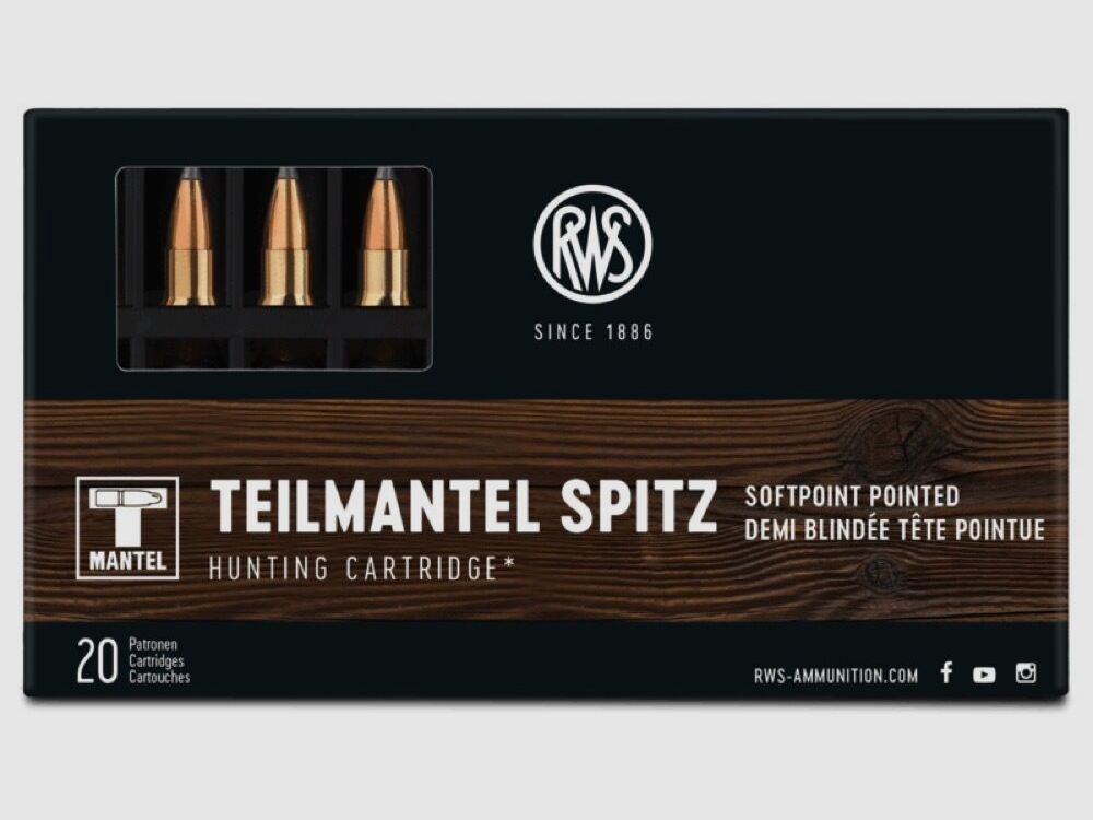 RWS TM Spitz 55grs 20St .223Rem