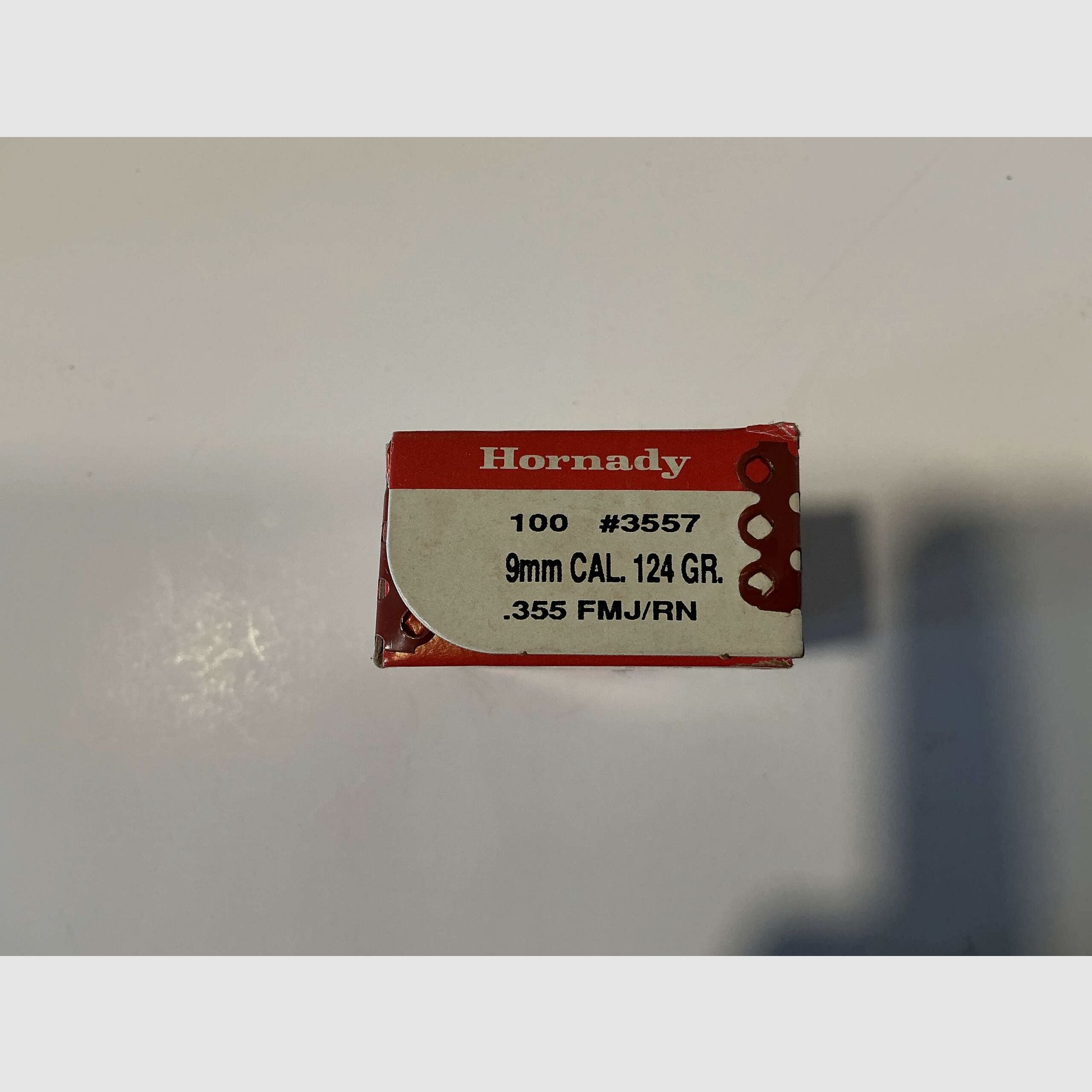 HORNADY 9mm .355 124GR FMJ/RN