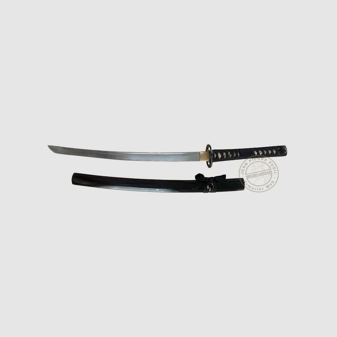 FUDOSHIN - Wakizashi Maru schwarz (W713), Bild 3 von 5