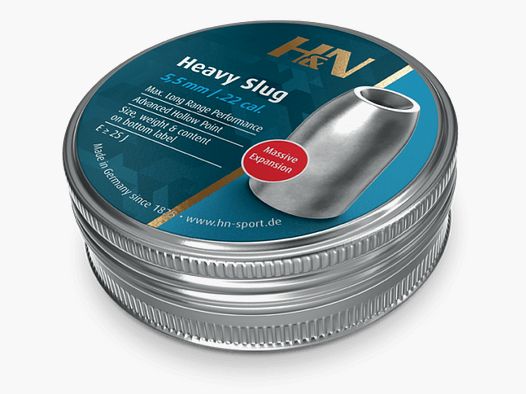 H&N HEAVY SLUGS 5,5 MM / .22 - 40 GRS. - 120 STÜCK