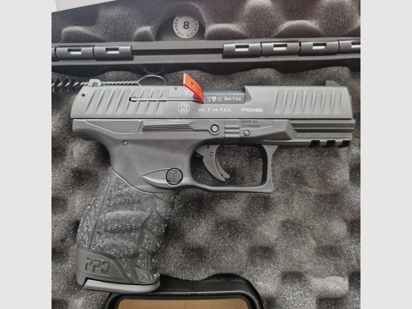 Walther PPQ M2 Schreckschuss Pistool 9 mm P.A.K.