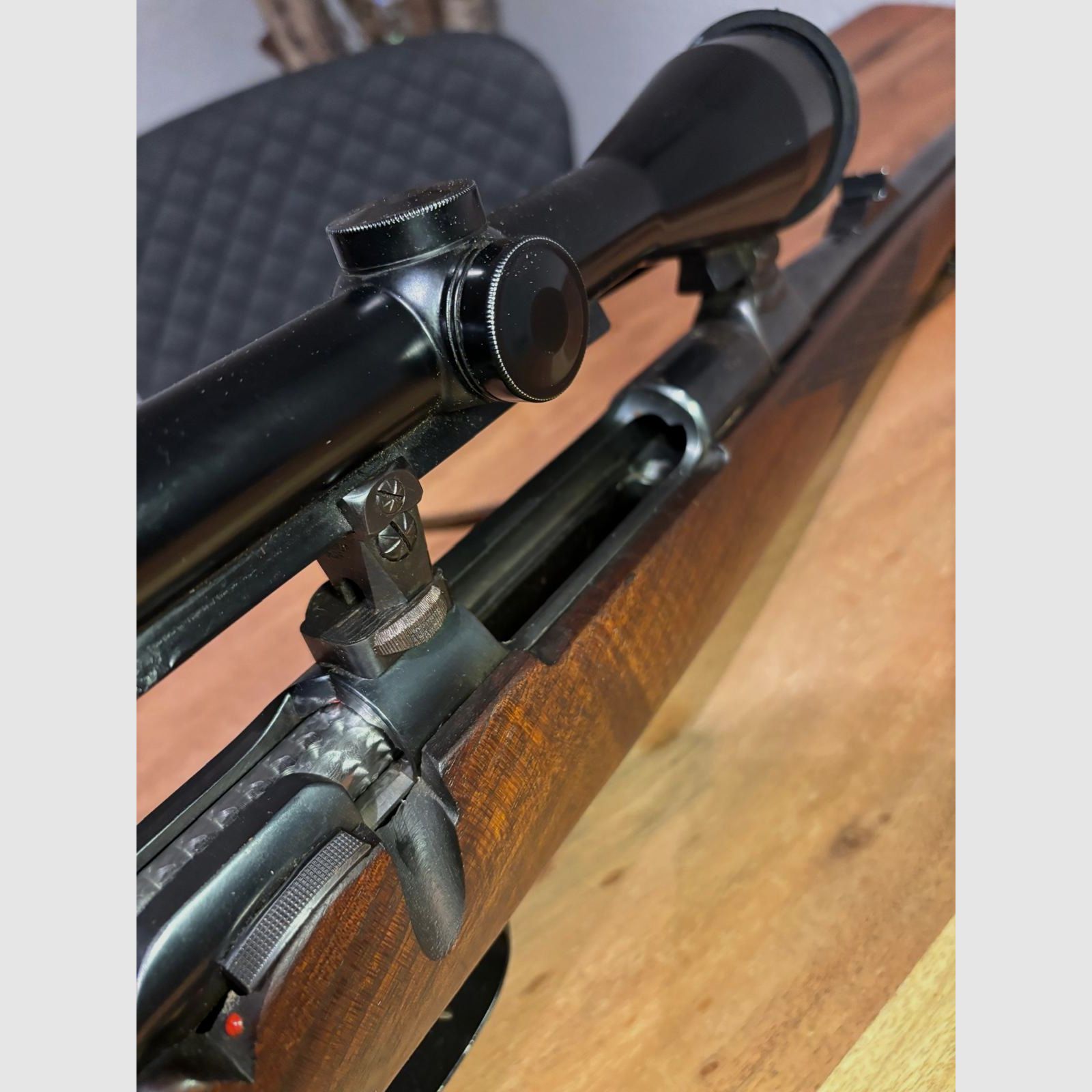 Krico 700 repeating rifle 7x64 repeater + optics + magazine