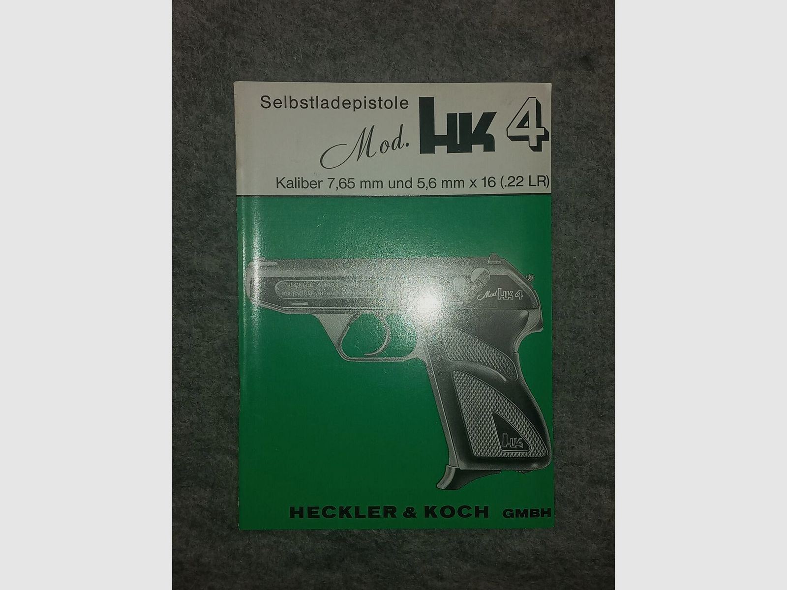 Heckler & Koch Operating Manual HK 4