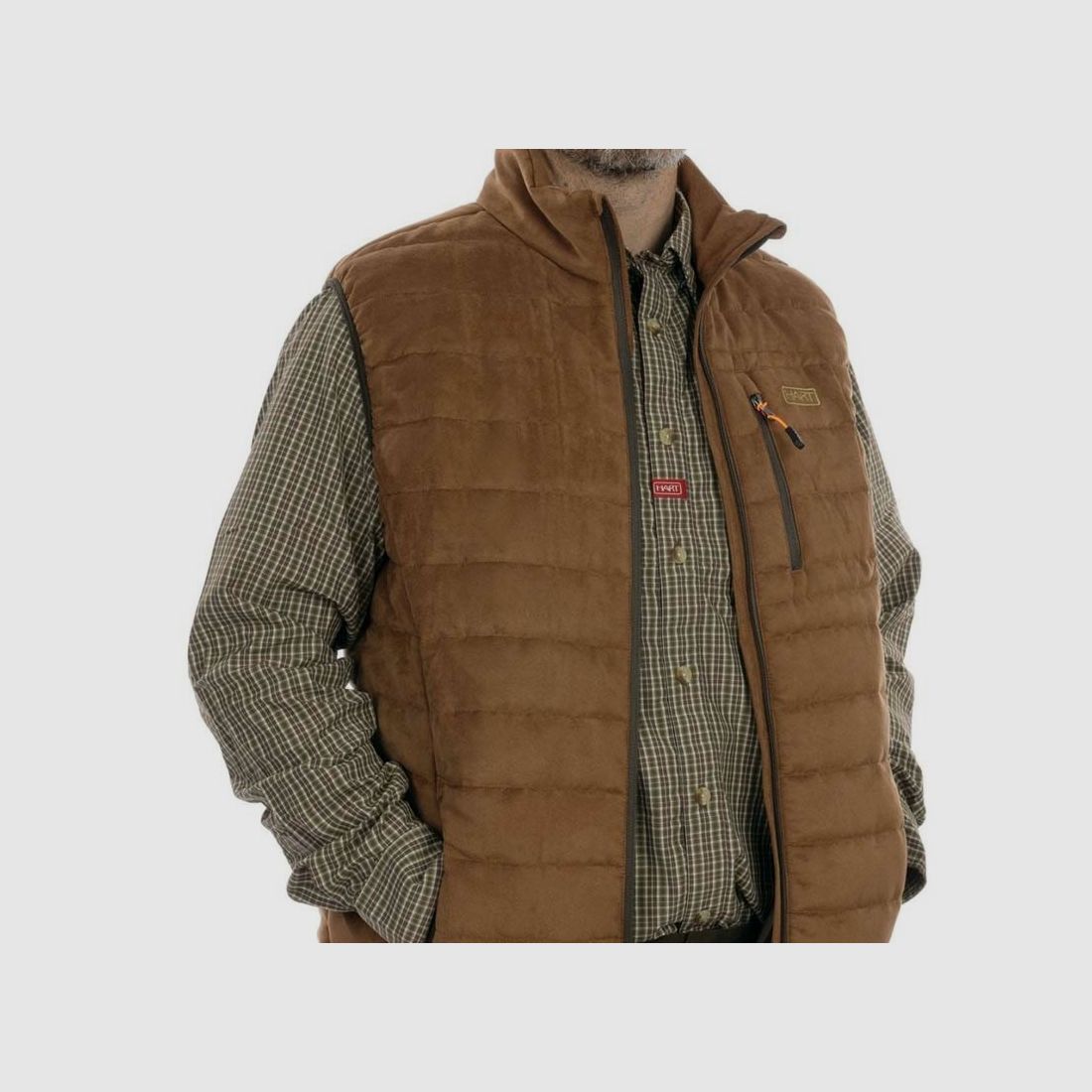 Gilet da caccia donna Hart Montaraz-V marrone, immagine 3 di 3