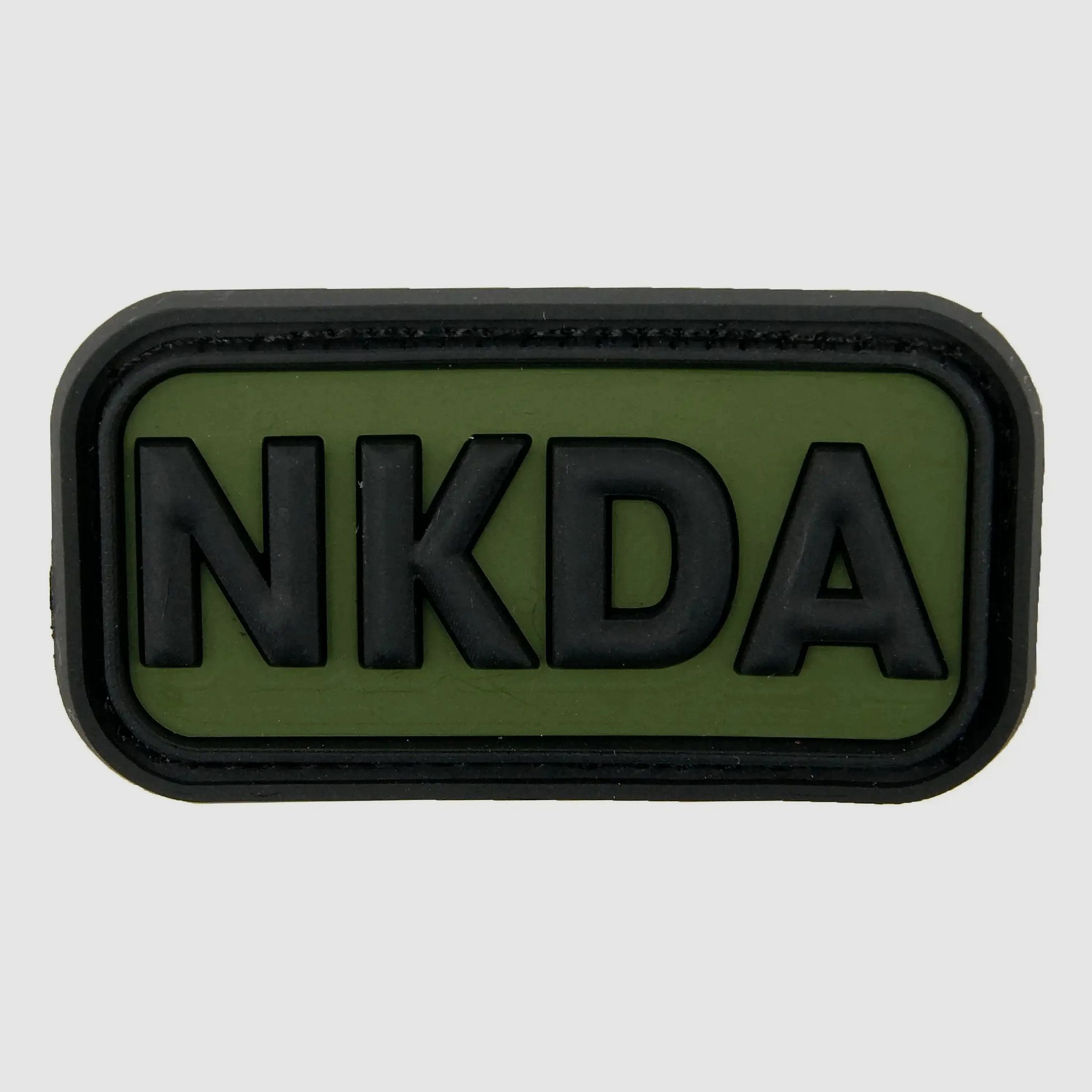 Bundeswehr Original 3D Patch NKDA No Known Drug Allergies black-olive