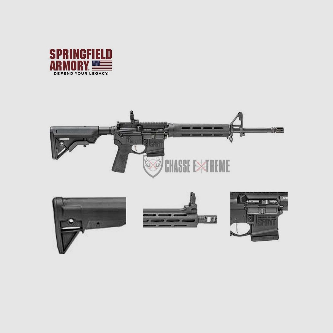 Geweer SPRINGFIELD ARMORY Saint M-Lok Mid Lenght Kal. 223 Rem
