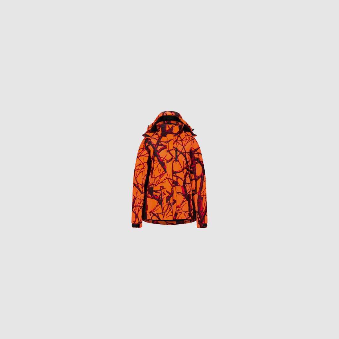 il Lago Sie Drückjagd-Jacke Keiler Plus Damen (Orange Camouflage) | XL