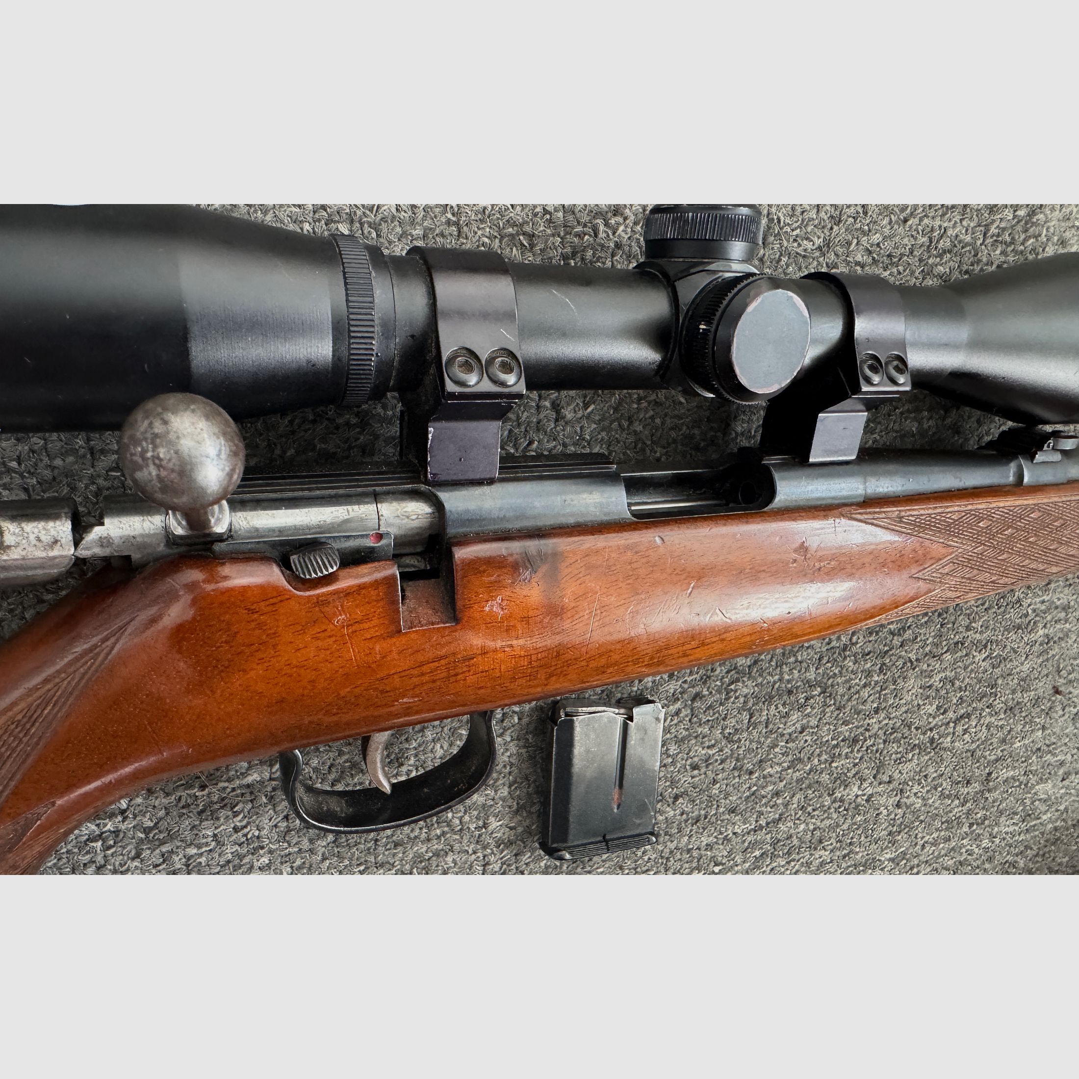 Anschütz 1516 .22 Win.Mag. + RWS 6x40, immagine 6 di 6