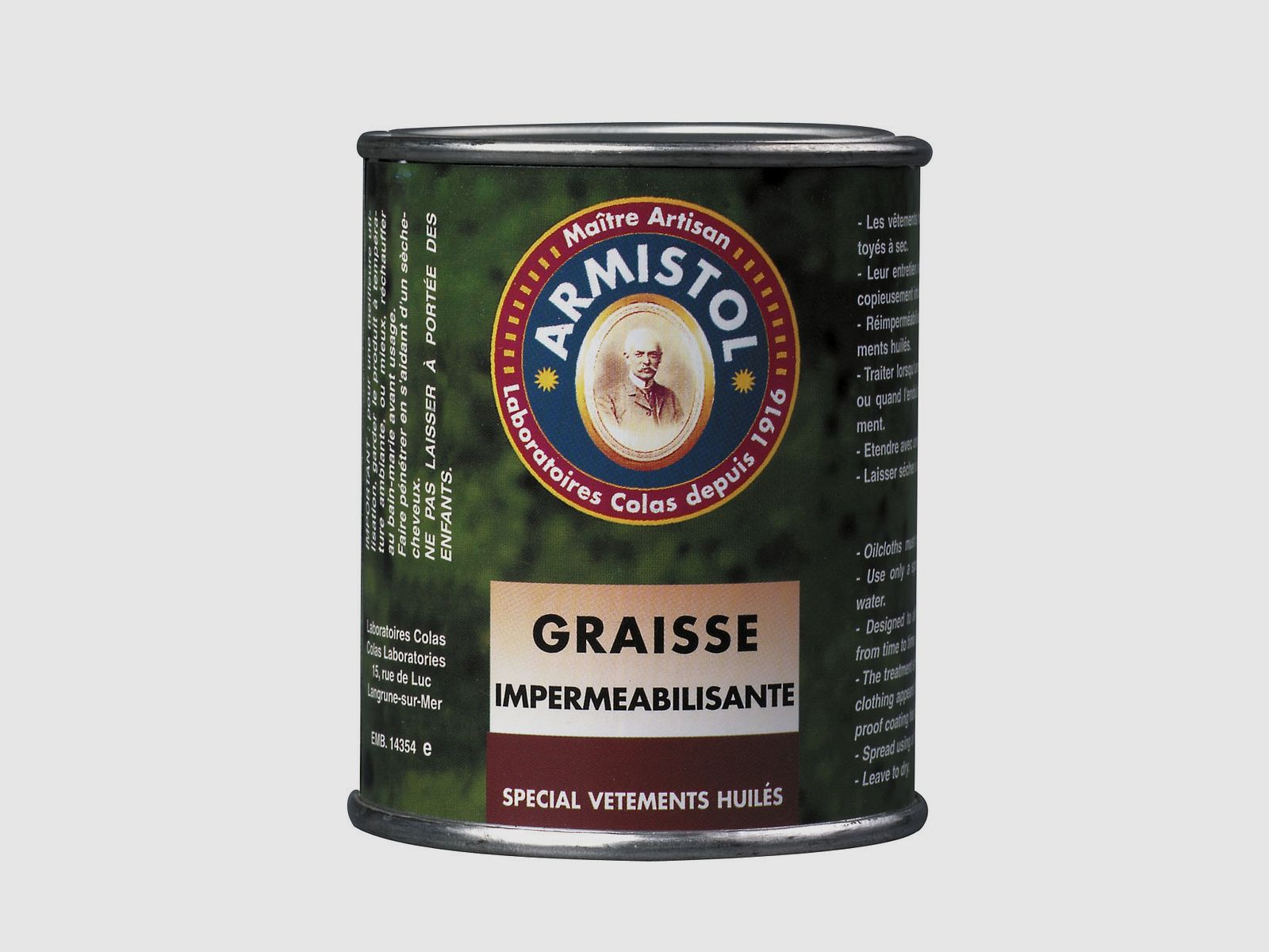 ARMISTOL Öl für gewachste Kleidung 250ml