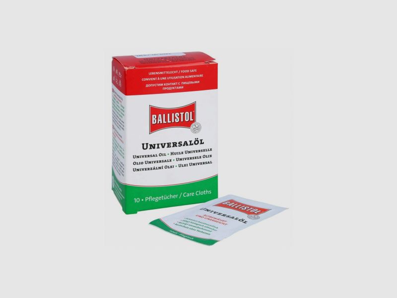Paño de aceite Ballistol 10 uds