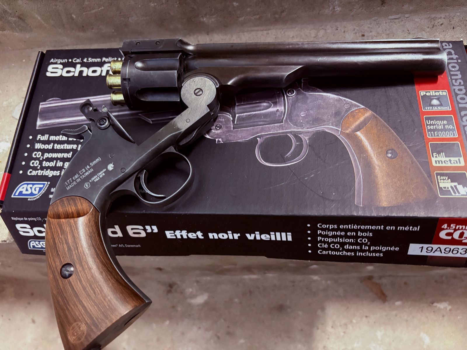 Schofield, ASG Revolver, CO2 Diabolo
