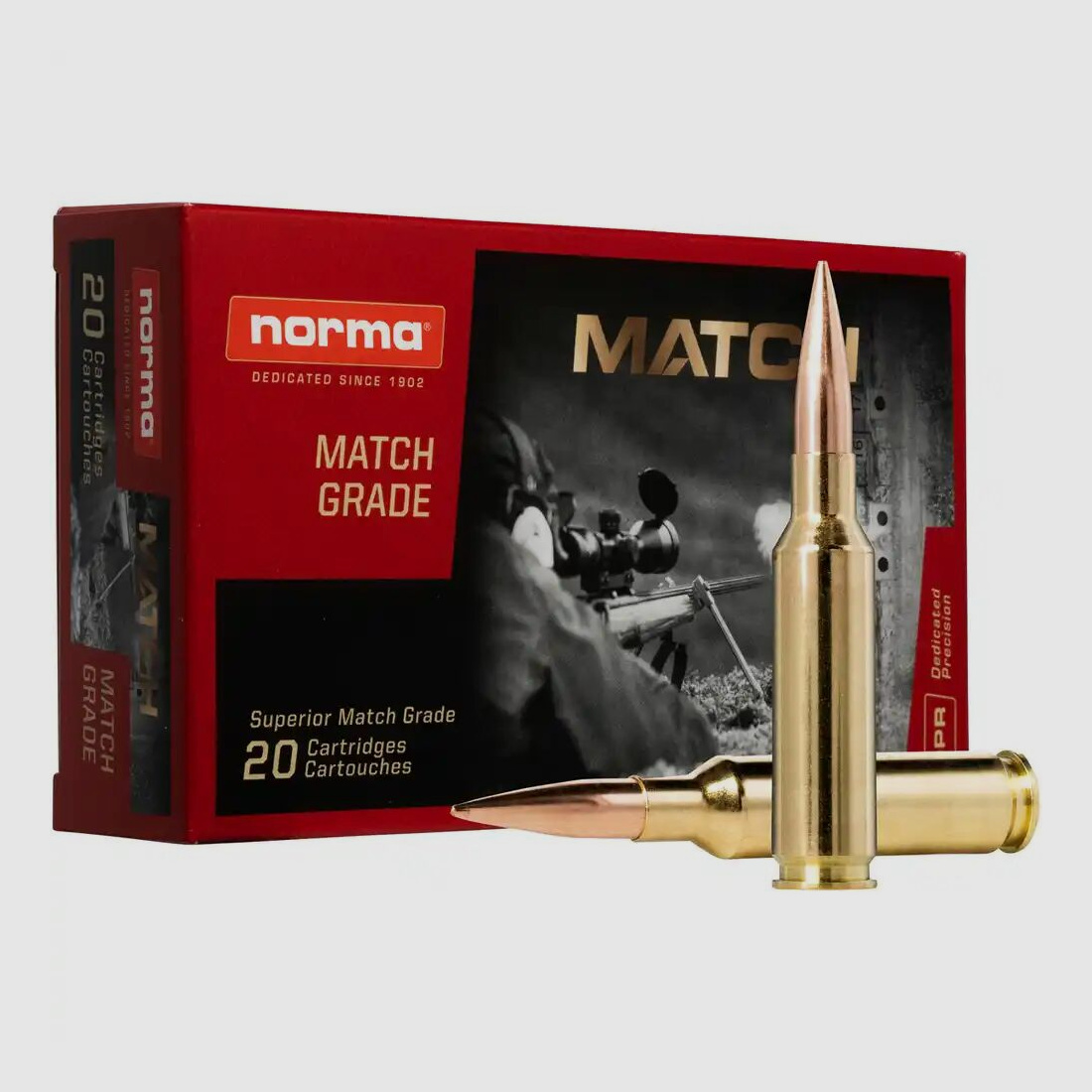 Norma	 .338 Lapua Mag. Golden Target 250grs 16,2g