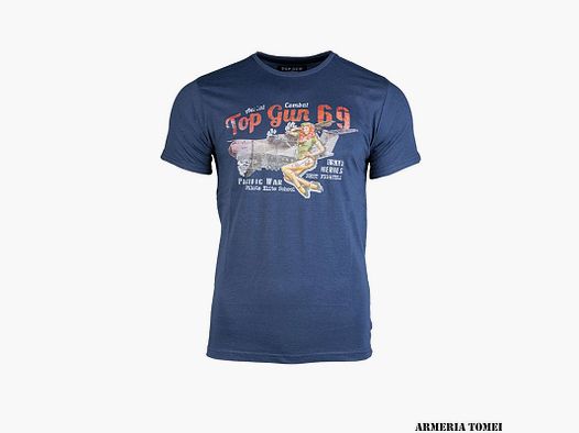 T-SHIRT – TOP GUN Blau Navy