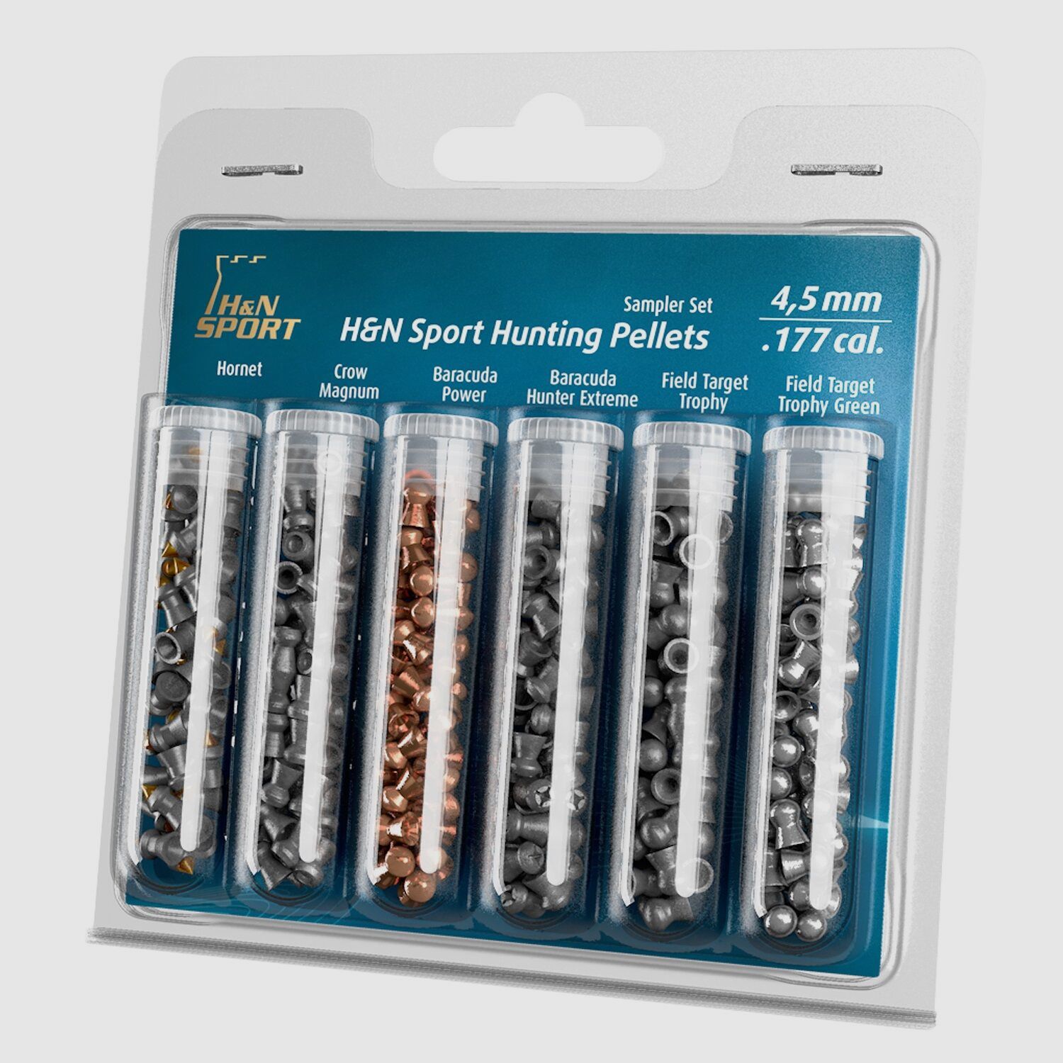 H&N H&N 6 Röhrchen mit Testkugeln 4,5 mm (.177)