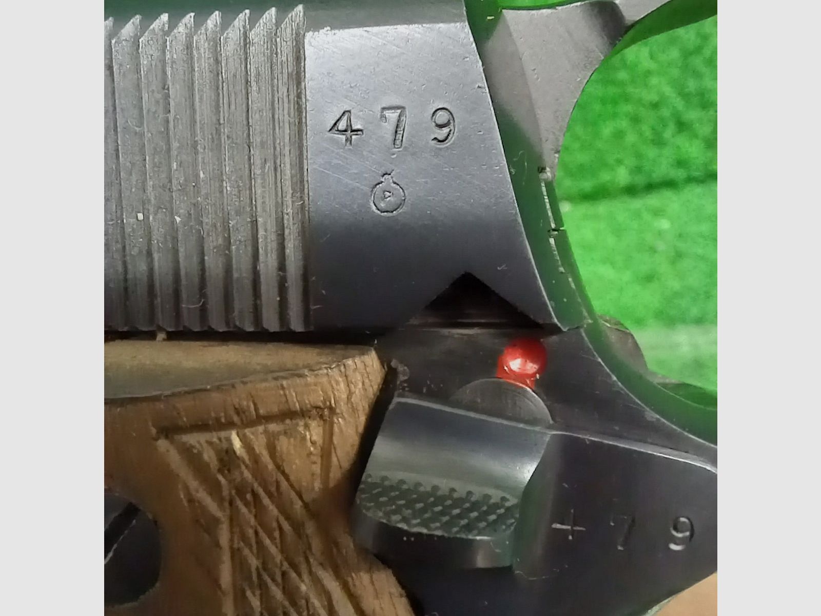 Star B Polizei Niedersachsen 9mm Luge. Patrone 08