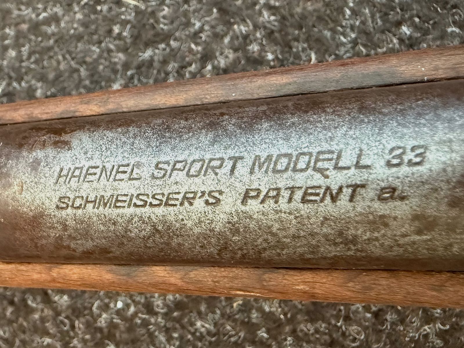 Haenel 33 Patente Schmeisser
