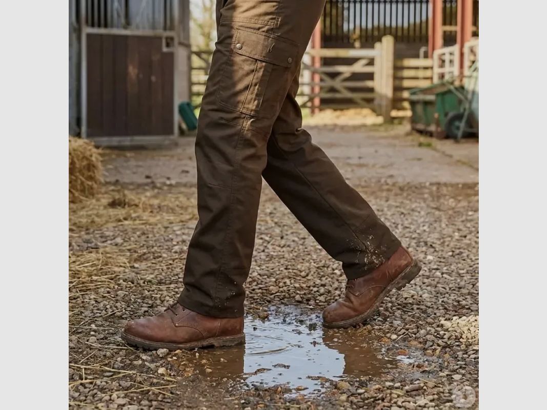Jagdhose Percussion Savane leicht und wasserabweisend, Bild 4 von 13