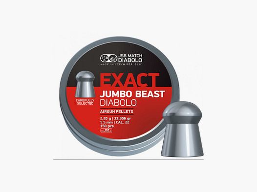 JSB Exact Jumbo Beast 5.52 mm 33.95 Grain/ 150 stuks