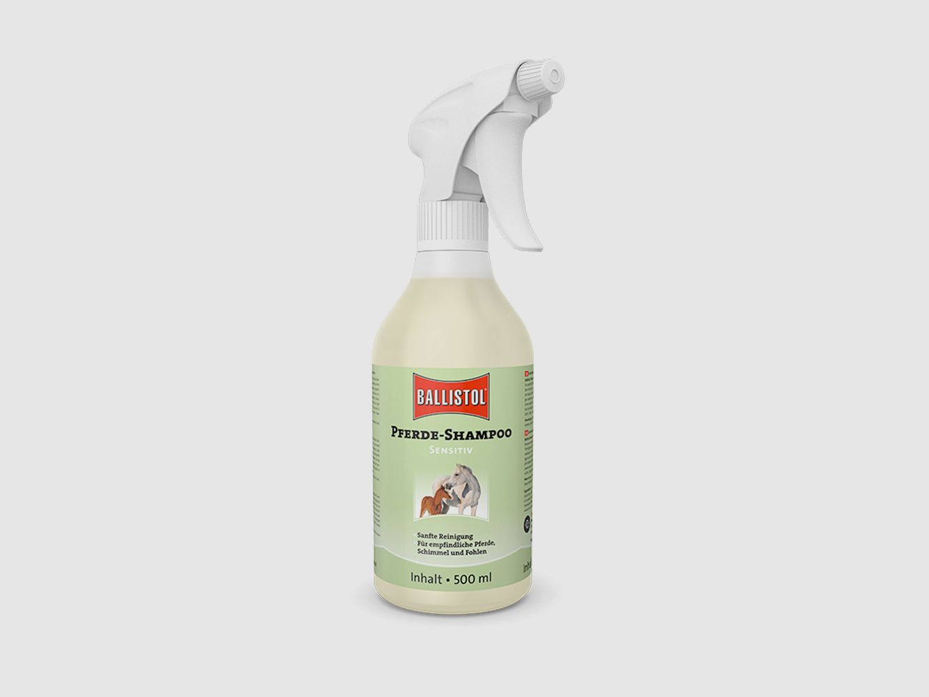 Shampoo für empfindliche Pferde – 500 ml von Ballistol